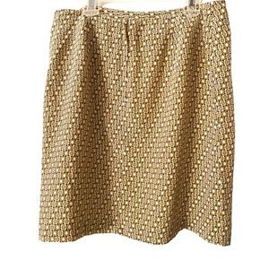 Design by Pat Argenti 100% Silk Mod Pattern Mini Skirt‎ 10